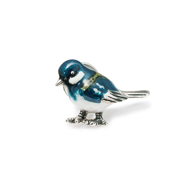 ピンブローチ／シジュウカラ