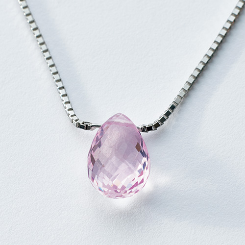 非加熱サファイア･ペンダント