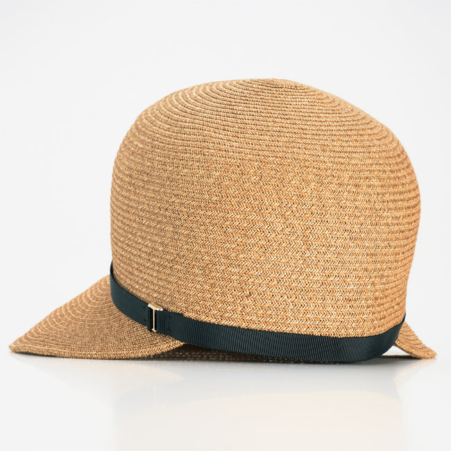 リボン使いUVカットペーパーキャップ