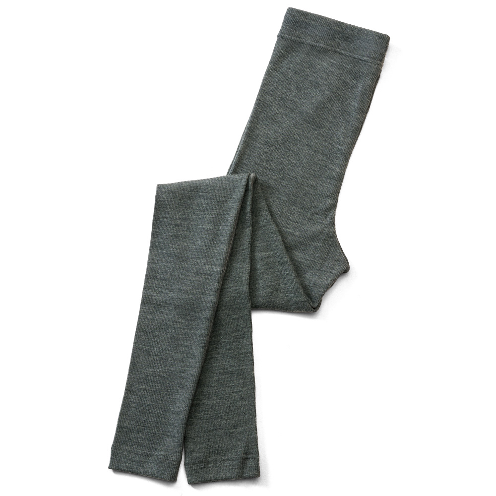 メリノウール･リブ編みレギンス