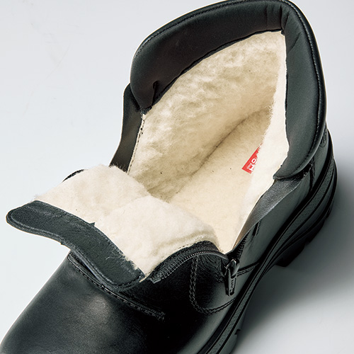 ダブルファスナー内ボアブーツ