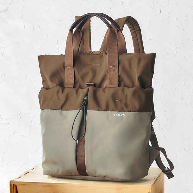 撥水コンビカラーバックパック