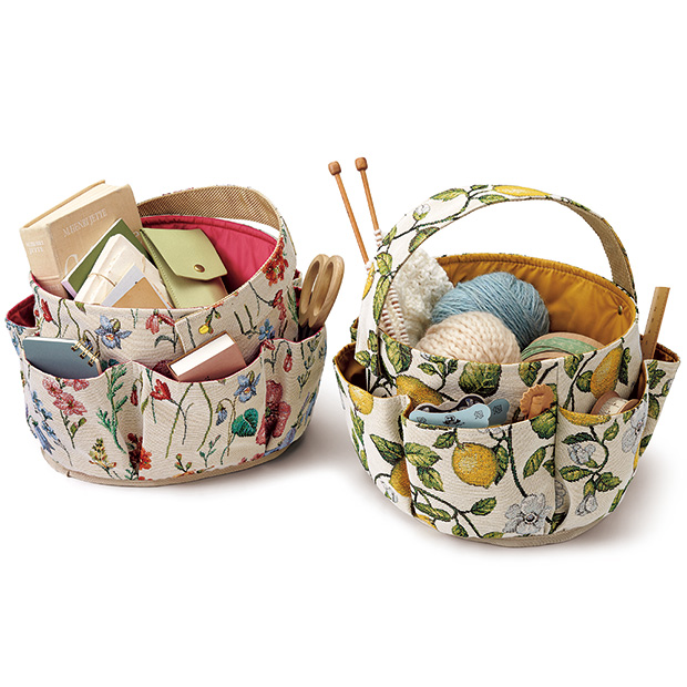 スペイン製ジャカード織りのマルチバスケット