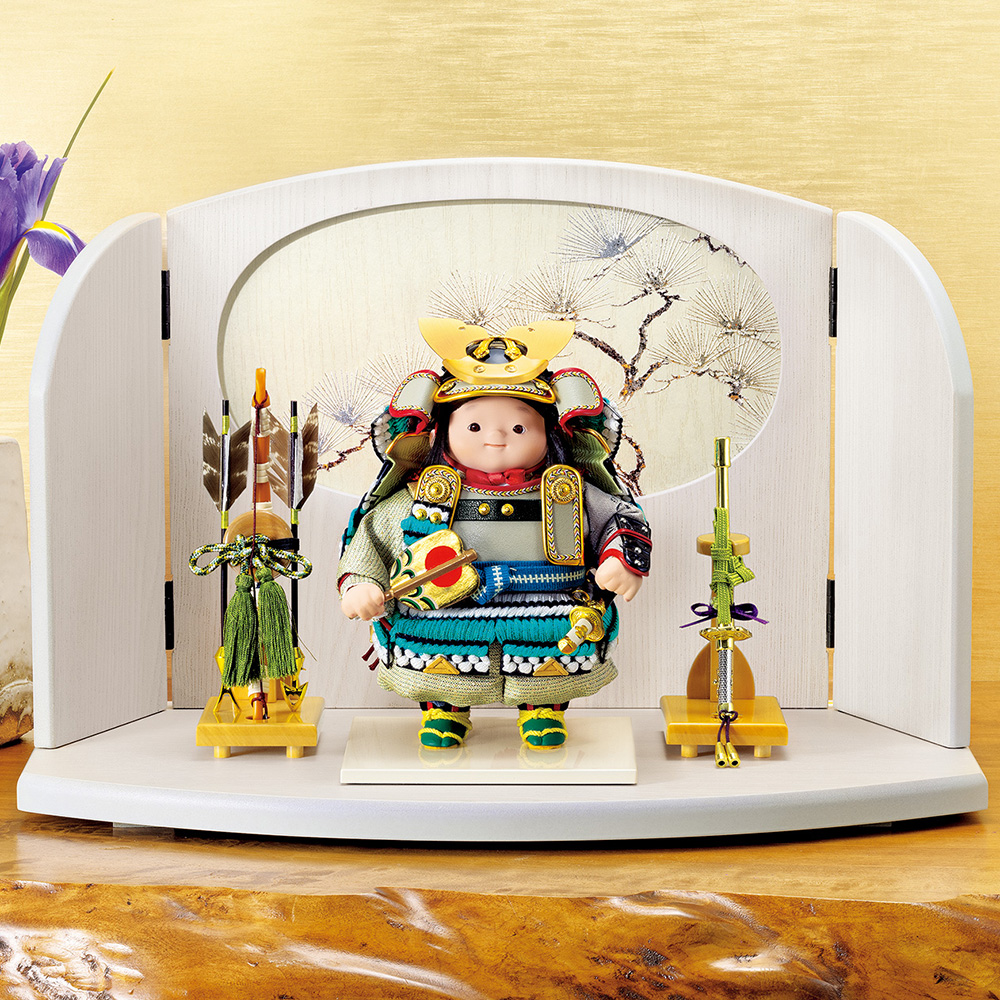 正絹鎧着大将飾り