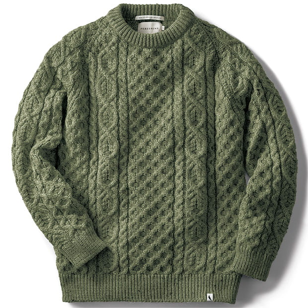 ブリティッシュウールのアランセーター