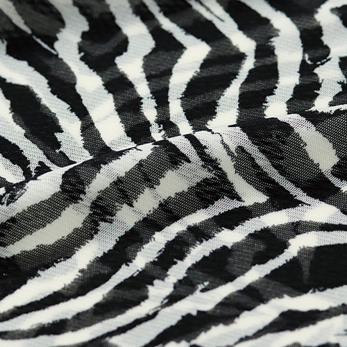 アニマルプリント･チュールプルオーバー