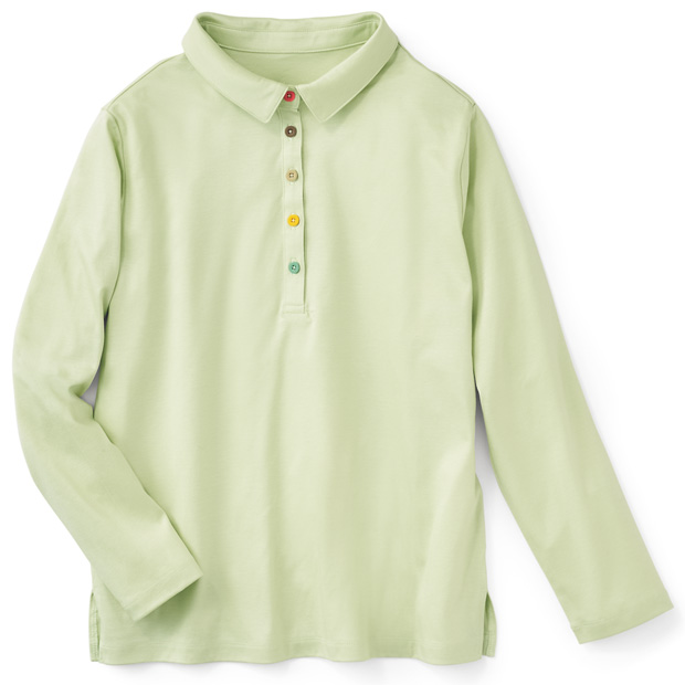 UVカット･カラフルボタンポロシャツ