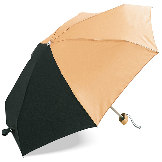 コンパクト折りたたみ日傘／晴雨兼用