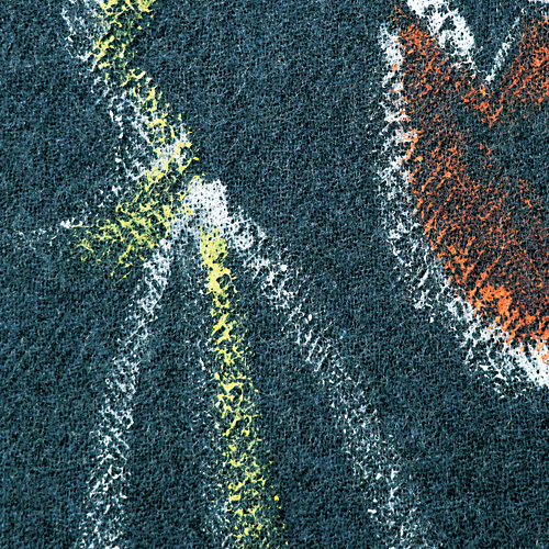 ウールガーゼ手描きロングベスト