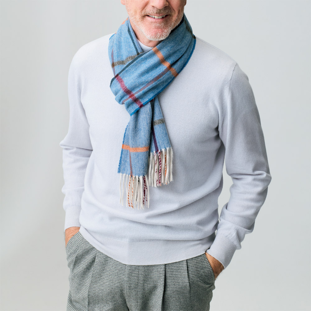 12ゲージ･カシミヤモックネックセーター