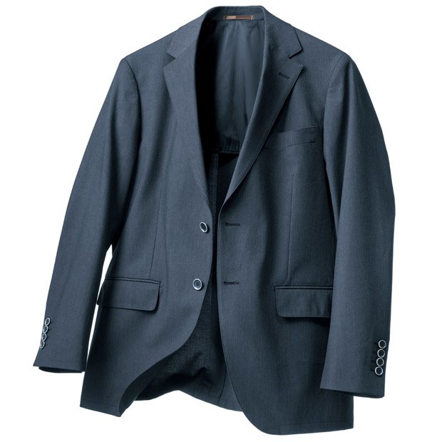 洗えるウール混ストレッチジャケット