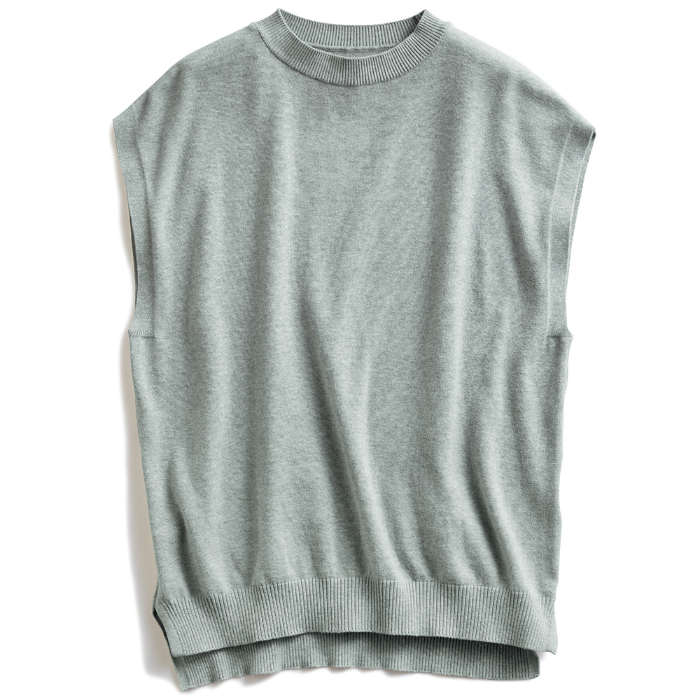 オーバーサイズコットンベスト