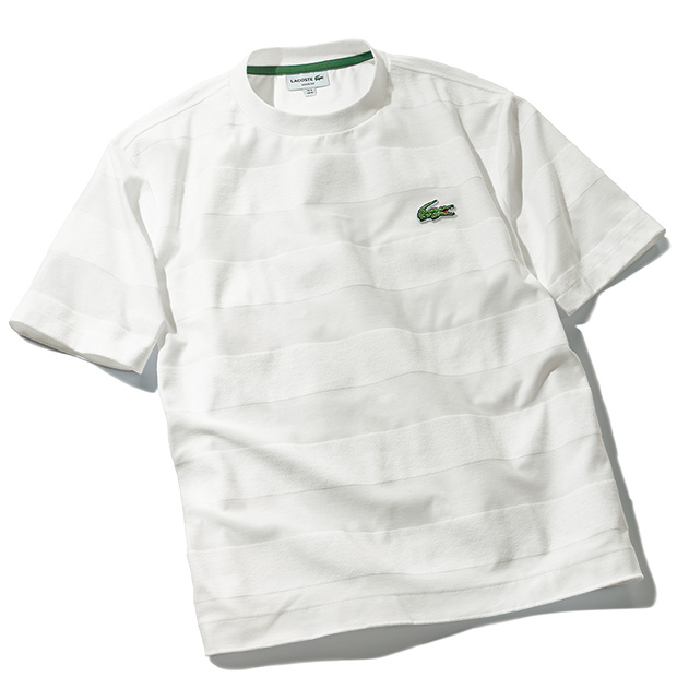 半袖パイル使いTシャツ