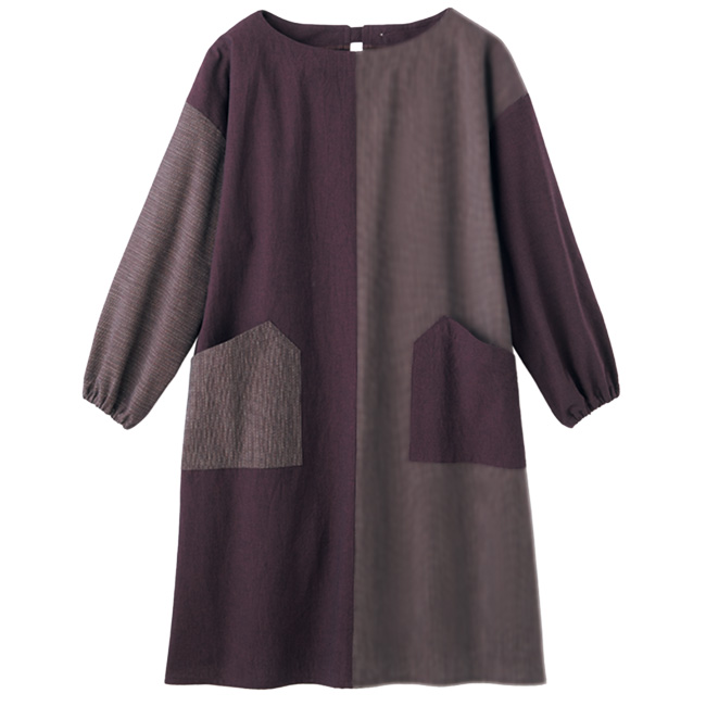 2色使いのかっぽう着