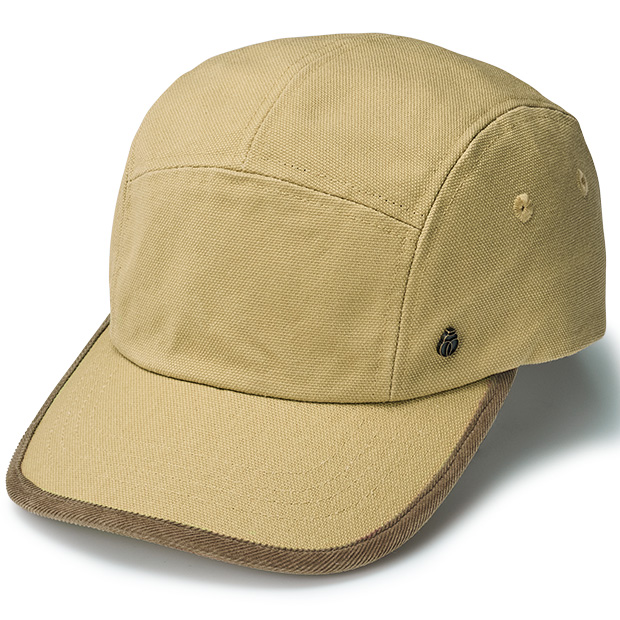 ヘビーウェイトコットンのキャンバスキャップ