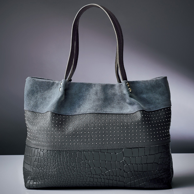 A4が入る異素材使いバッグ／当社限定