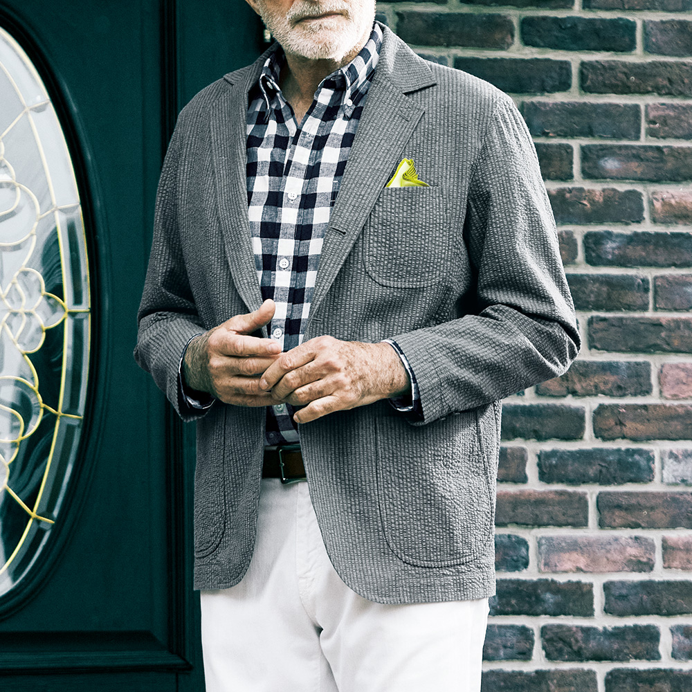 カブー シアサッカー ジャケット ライトアップオンラインストア