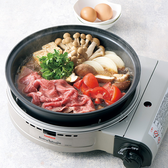 カセットボンベのグリルパン／ビストロの達人プラス