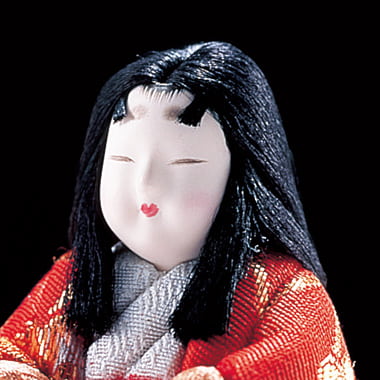 御貝桶雛人形五人揃