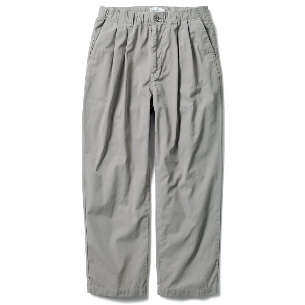 強撚コットンツイル･製品染めイージースラックス