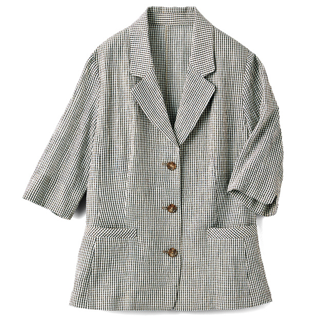 綿麻シャツジャケット