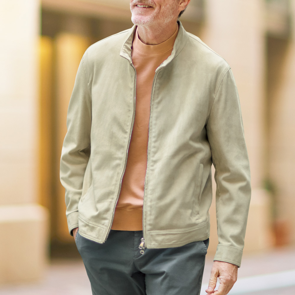 コットン混スウェットシャツ