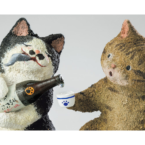 会津桐のこ人形「宴会」