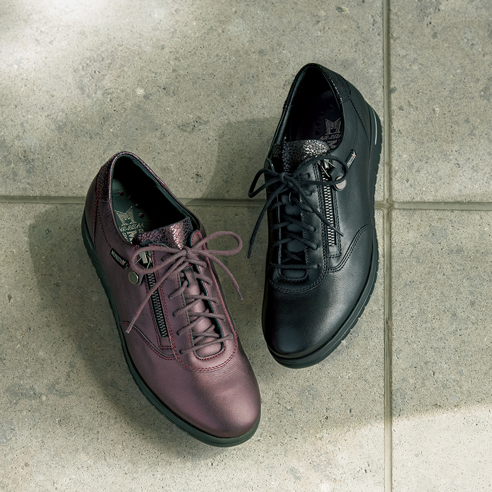 メフィスト ファスナー付きレザースニーカー ライトアップオンラインストア