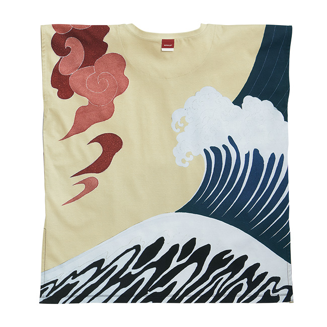 友禅プリントTシャツ