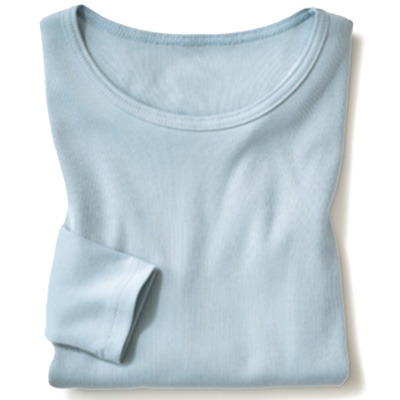 コットンテレコ･七分袖プルオーバー