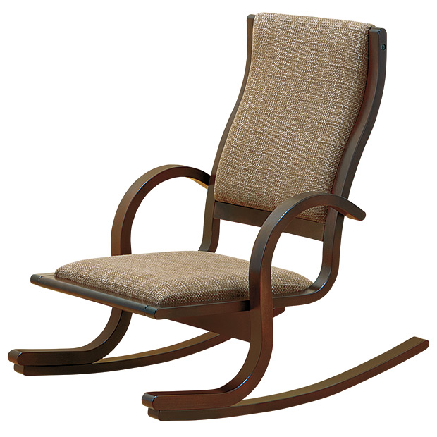 楽座椅子／コンパクト･ロッキングチェア