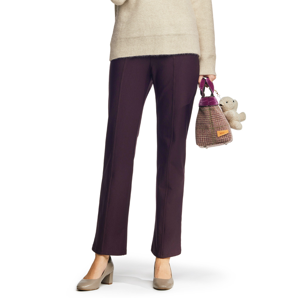 裏起毛あったかストレートパンツ