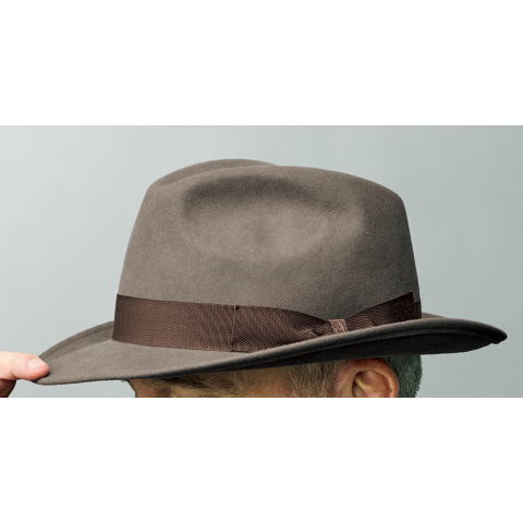 ラビットファーフェルト･クラシカルハット