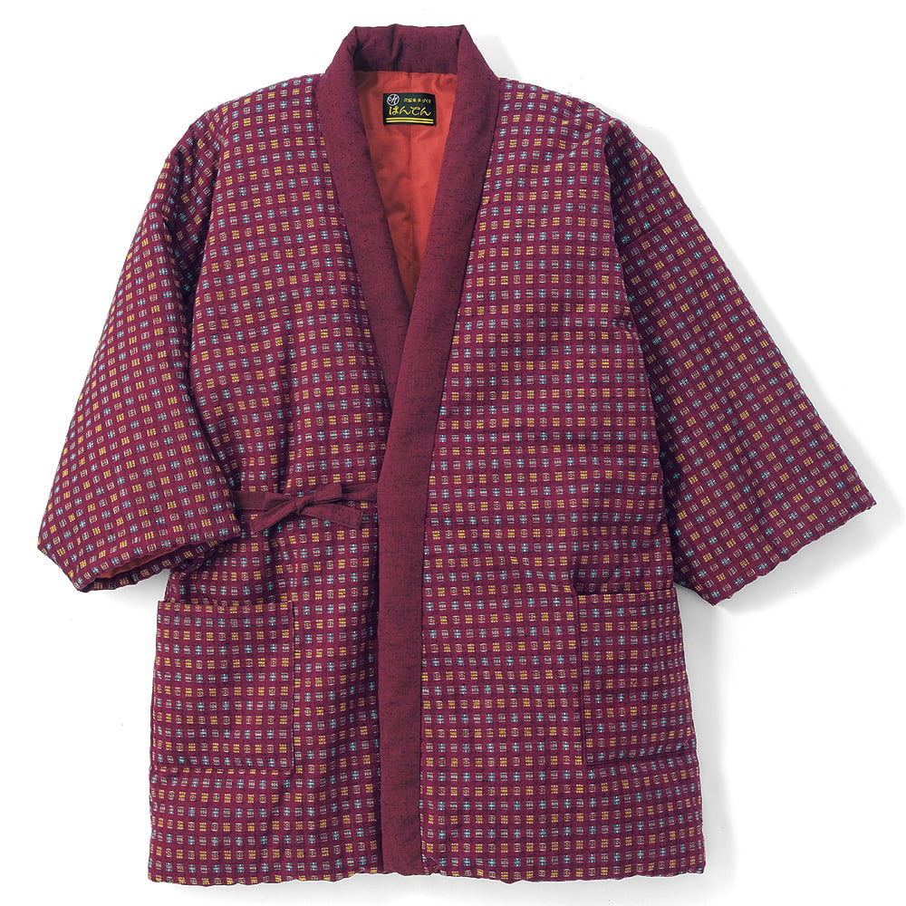 久留米織のあったか長半纏