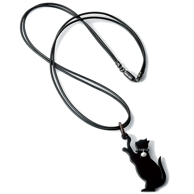 猫のシルエットペンダント
