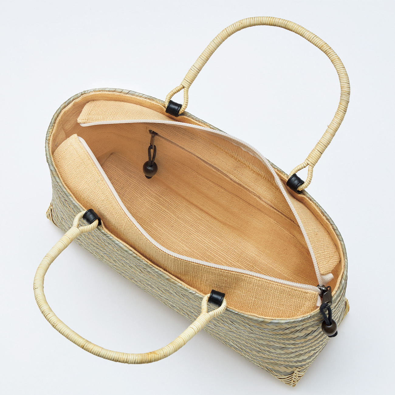 竹編みバッグ（トート型）
