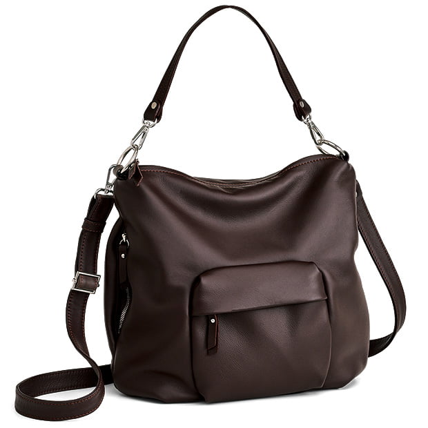 カーフレザーの3ウェイバッグ