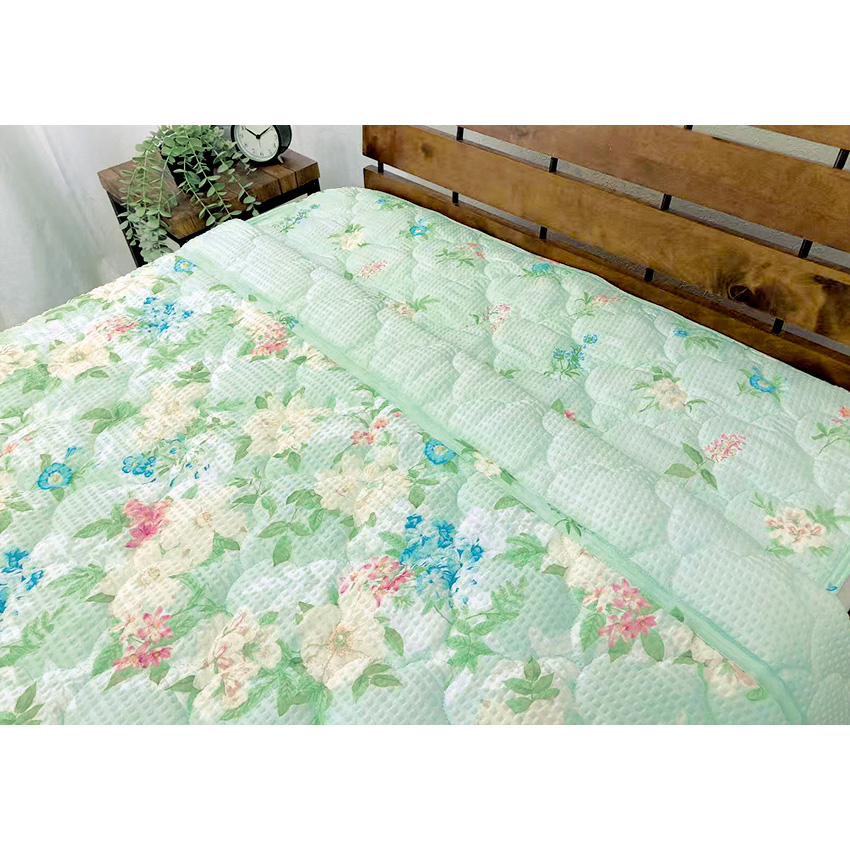 さわやか凸凹コットン50 肌掛け＆敷きパッドセット
