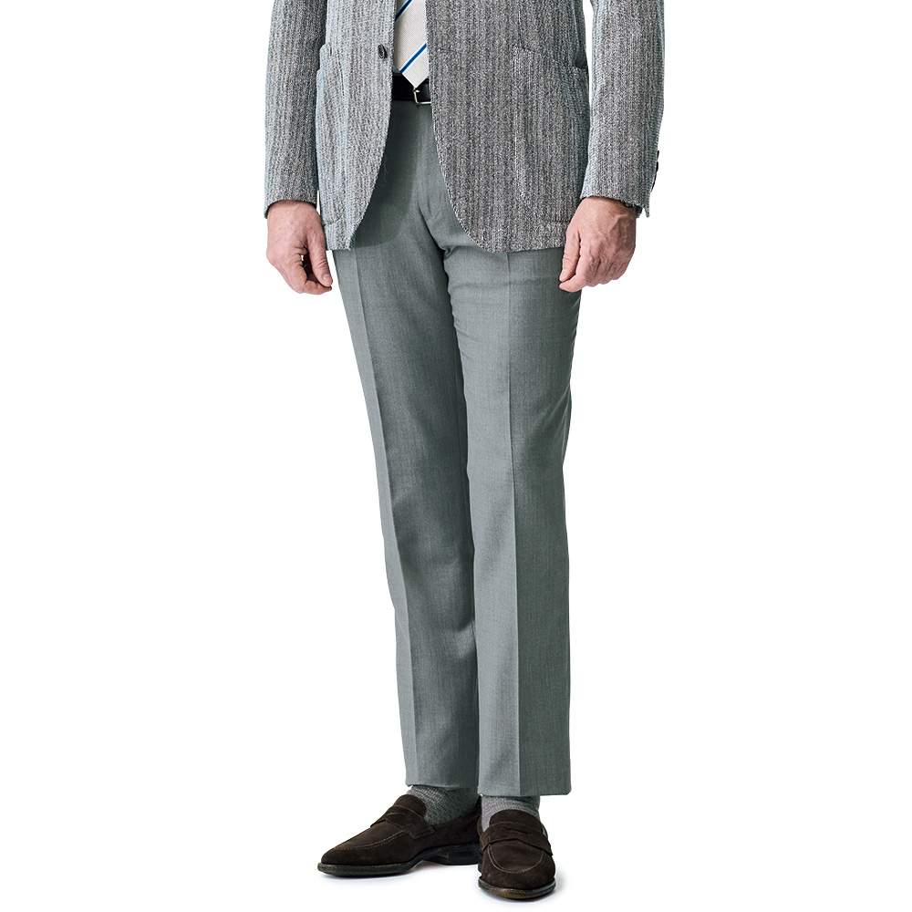 イタリア製生地ワンタックスラックス