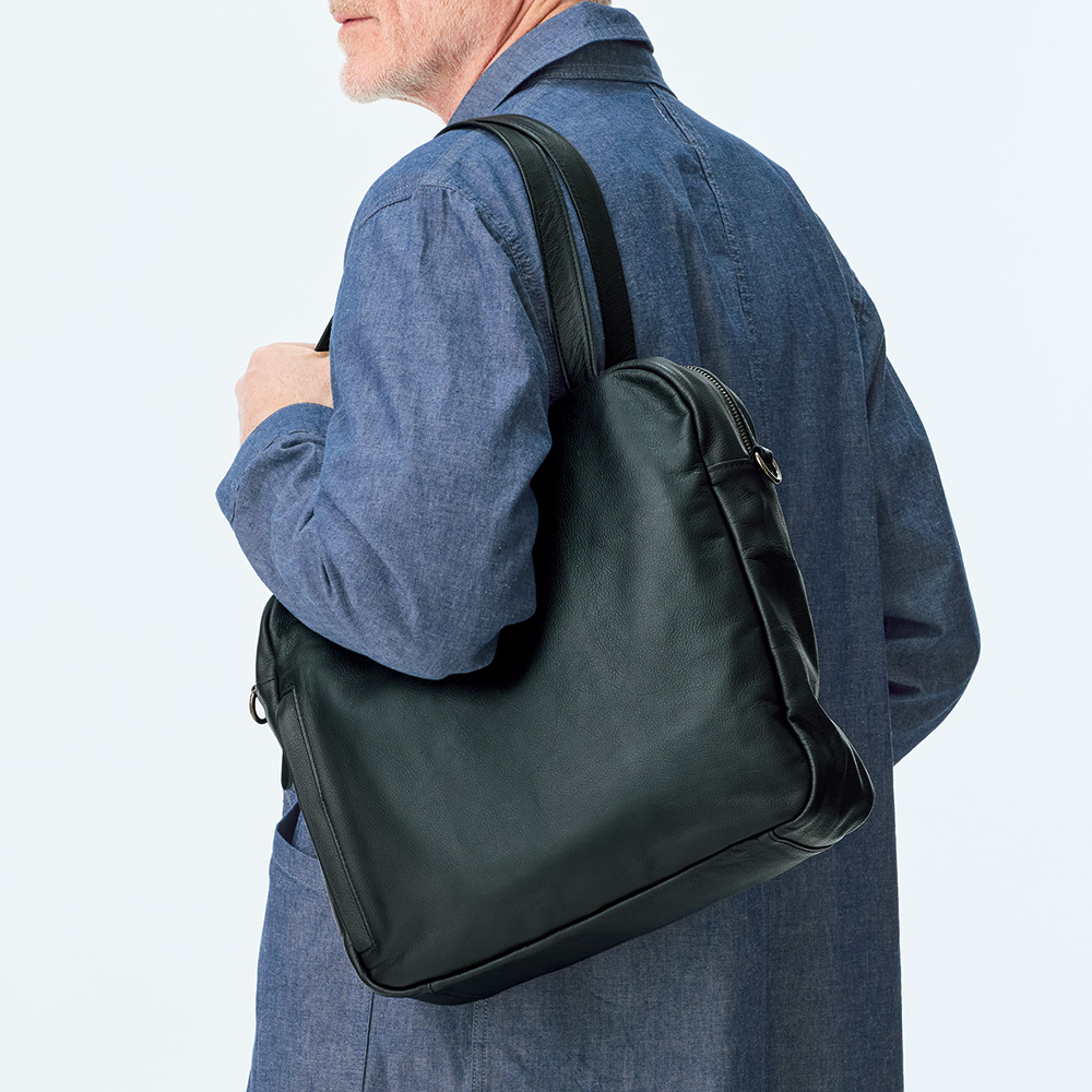 リバイブレザー･トラベル撥水トートバッグ