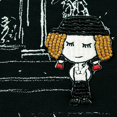 接触冷感プリントプルオーバー