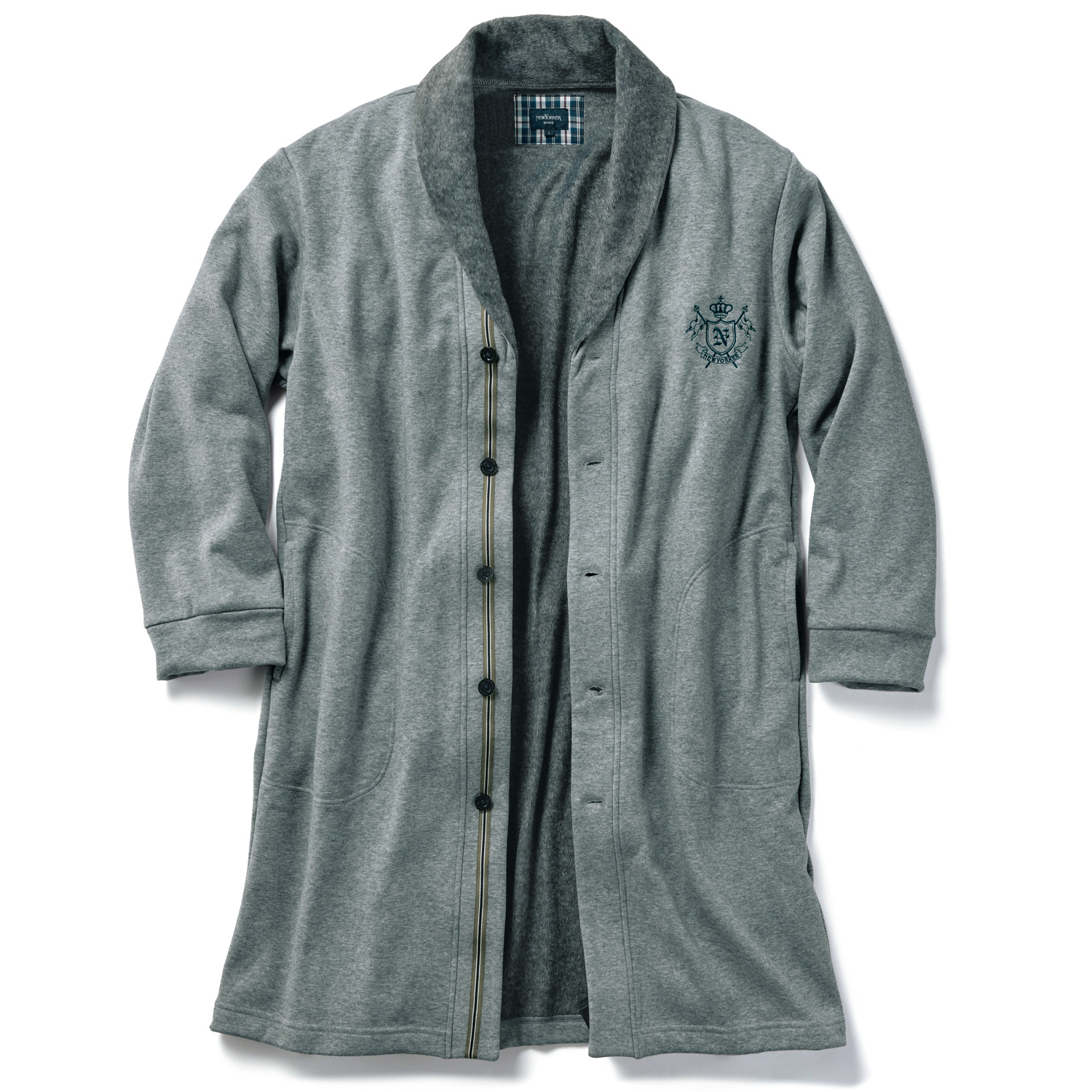 裏起毛ロングジャケット