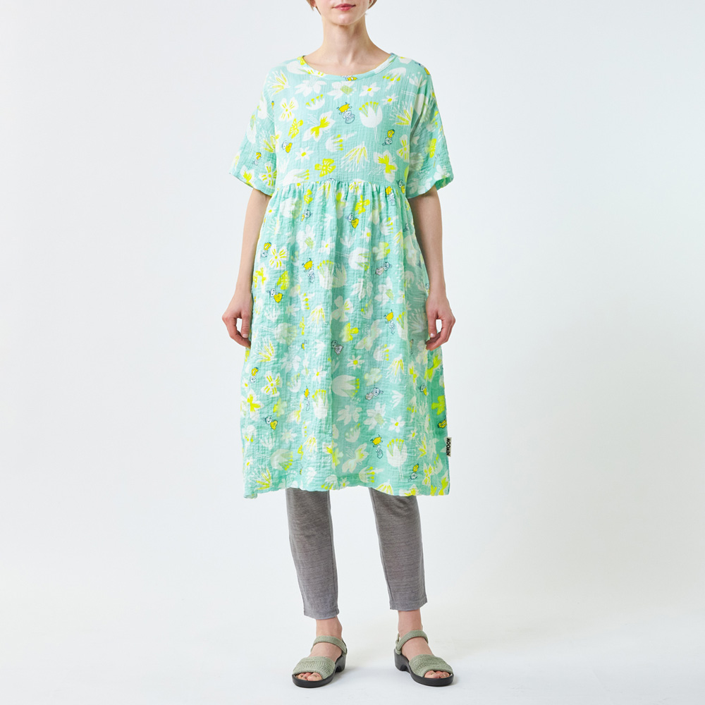 アムール 二重ガーゼシャーリングワンピース リトルミイ ライトアップオンラインストア