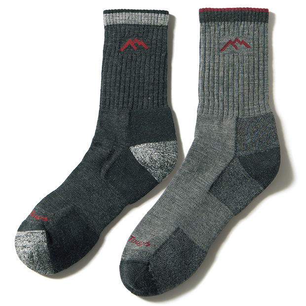 ハイカーソックス･ミッドウェイトクッション／2色セット