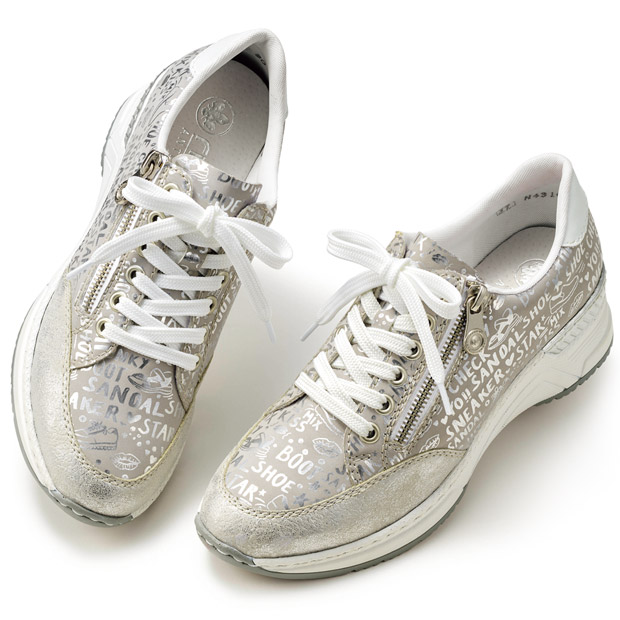 レタリングデザイン･サイドファスナースニーカー