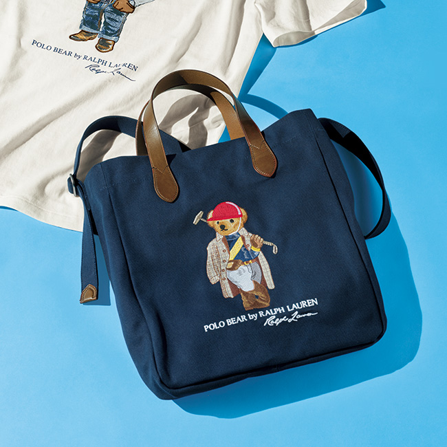 ポロ ラルフ ローレン ポロベア キャンバス トートバッグ | ライト