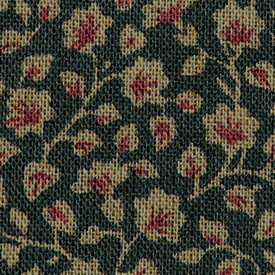 コットンボイル小花柄Vネックプルオーバー／当社限定モデル