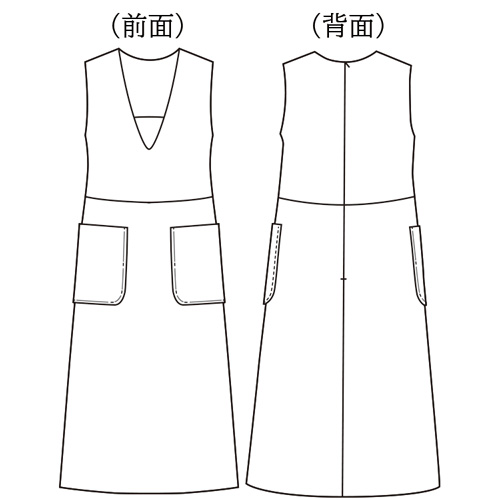 格子柄ジャンパースカート