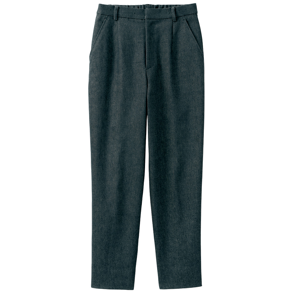 デニムテーパードパンツ