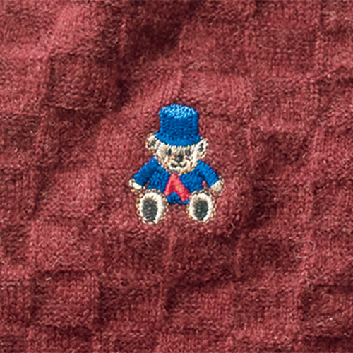 刺しゅう入り・カジュアルソックス/4色セット